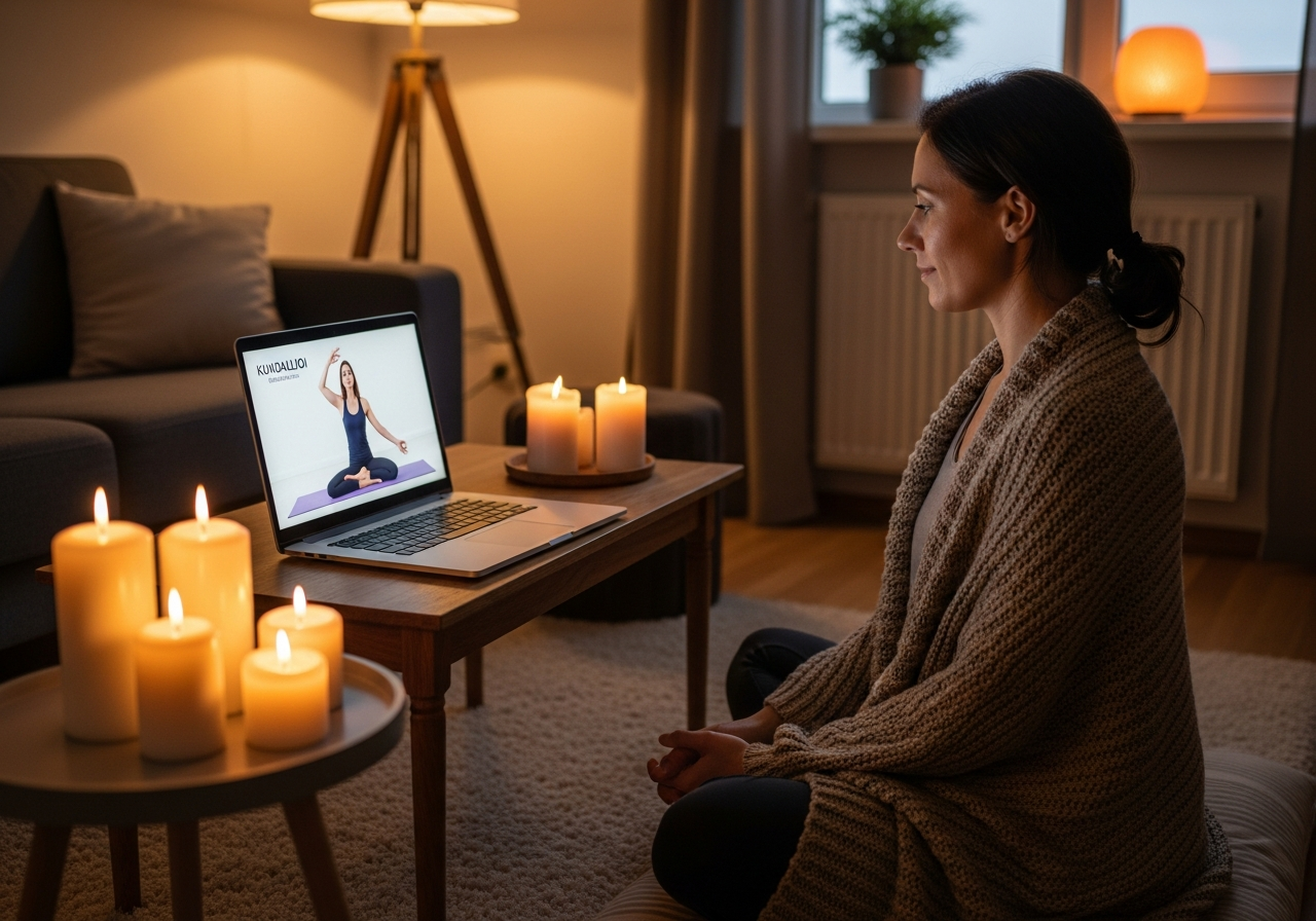 Онлайн занятие по йоге